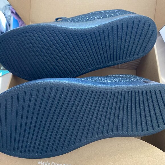 Allbirds Women 8 Wool Piper Raven Black Lace Up Comfort Round Toe New - Picture 4 of 7